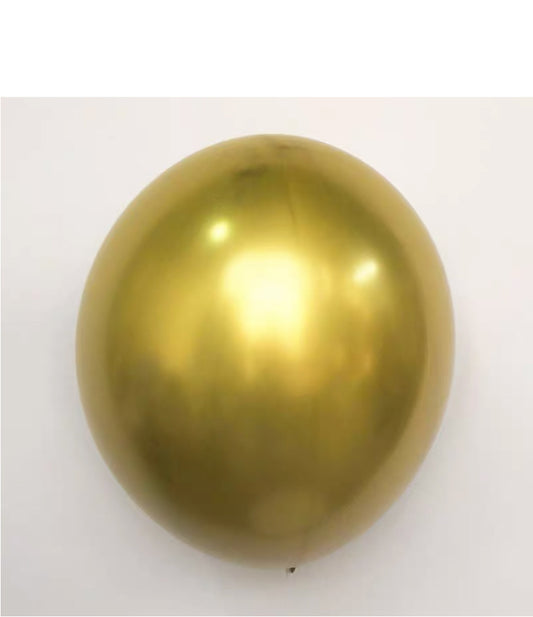 18 Inches Chrome & Metallic Balloon Collection (each)